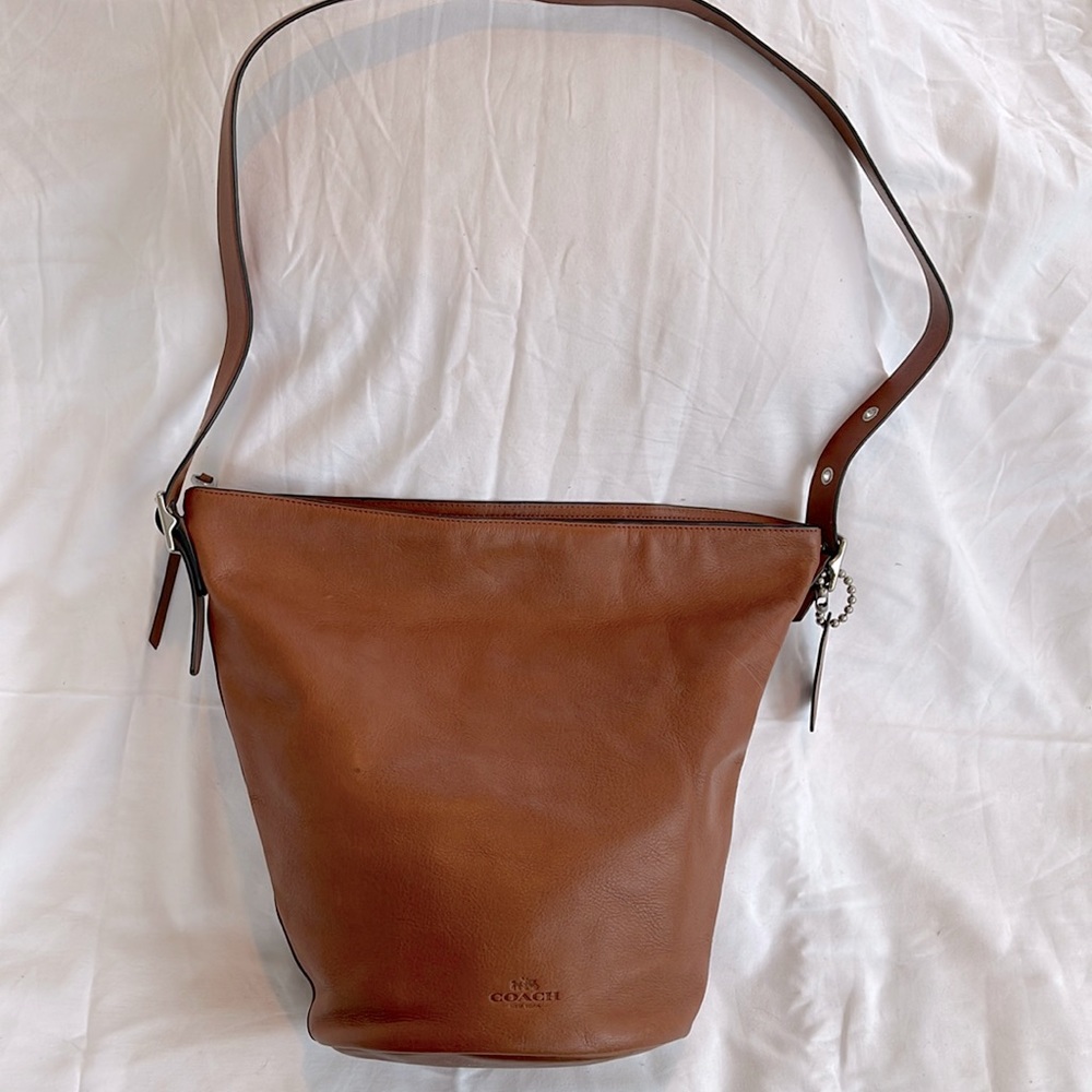 COACH Bucket XL Legacy Duffel 9151 Vintage Leather. British Tan
